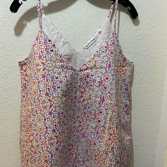 Le Sarte Pettegole top spaghetti straps multicolored NWT size 42 - Picture 2 of 6